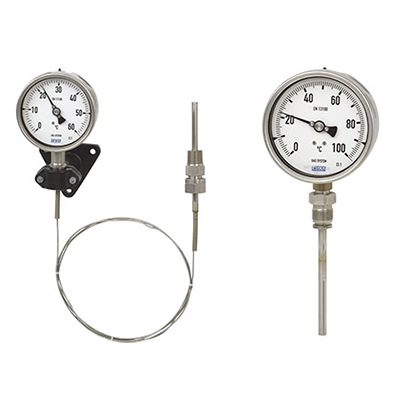 گیج دمای گازی (Gas-actuated Temperature Gauge)